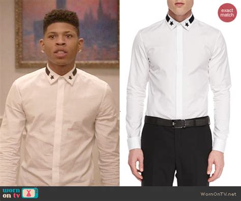 Hakeem’s star collar shirt on Empire 